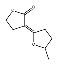 2(3H)-Furanone, 3-(dihydro-5-methyl-2(3H)-furanylidene)dihydro-, (3E)- 结构式