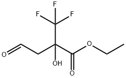 Butanoic acid, 2-hydroxy-4-oxo-2-(trifluoromethyl)-, ethyl ester Structure