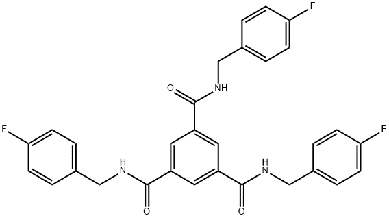 444907-64-6 N~1~,N~3~,N~5~-tris(4-fluorobenzyl)-1,3,5-benzenetricarboxamide