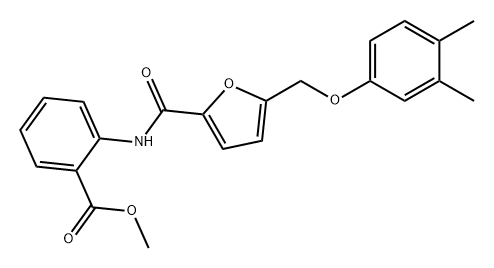 445239-26-9 2-(5-((3,4-二甲基苯氧基)甲基)呋喃-2-甲酰胺基)苯甲酸甲酯