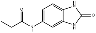 N-(2-oxo-2,3-dihydro-1H-1,3-benzodiazol-5-yl)pro panamide Structure