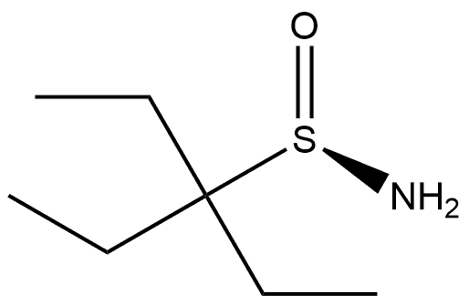 3-Pentanesulfinamide, 3-ethyl-, [S(R)]- Structure