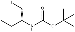 (R)-tert-Butyl (1-iodobutan-2-yl)carbamate Structure