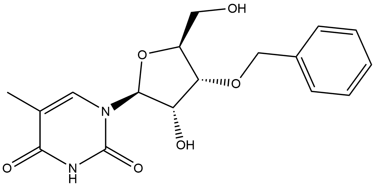 2,4(1H,3H)-Pyrimidinedione, 5-methyl-1-[3-O-(phenylmethyl)-β-L-ribofuranosyl]-