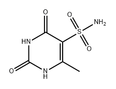 6-甲基-2,4-二氧代-1,2,3,4-四氢嘧啶-5-磺酰胺, 446268-22-0, 结构式