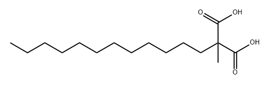 Propanedioic acid, 2-dodecyl-2-methyl-,4472-97-3,结构式