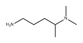 1,4-Pentanediamine, N4,N4-dimethyl- Struktur