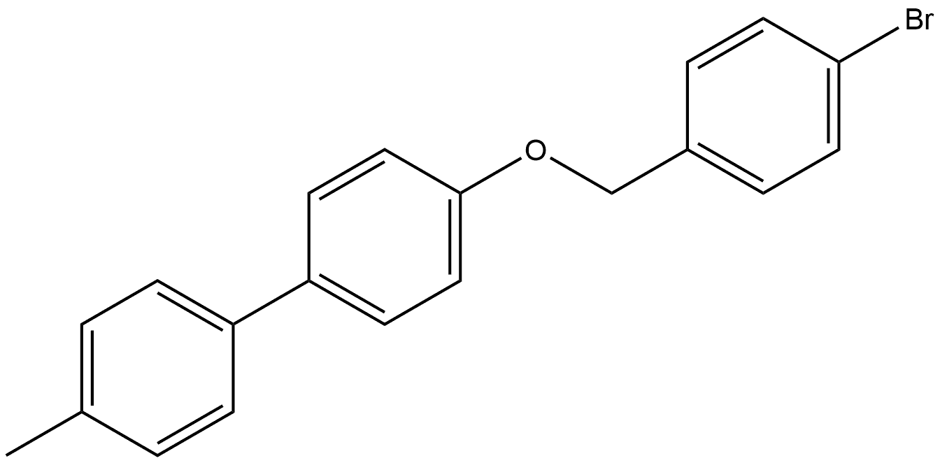 4-[(4-Bromophenyl)methoxy]-4'-methyl-1,1'-biphenyl Structure
