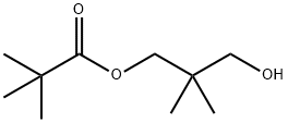 Propanoic acid, 2,2-dimethyl-, 3-hydroxy-2,2-dimethylpropyl ester Structure