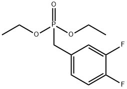 Phosphonic acid, P-[(3,4-difluorophenyl)methyl]-, diethyl ester Struktur