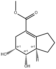 1H-인덴-4-카르복실산,2,3,5,6,7,7a-헥사히드로-6,7-디히드록시-,메틸에스테르,(6R,7S,7aR)-rel-(9CI)
