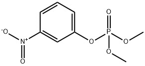 Phosphoric acid dimethyl 3-nitrophenyl ester Structure