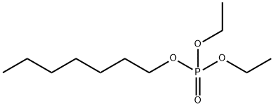Phosphoric acid, diethyl heptyl ester Structure
