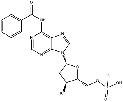 5'-Adenylic acid, N-benzoyl-2'-deoxy- (9CI) Structure