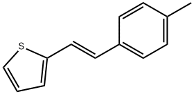 2-[(E)-2-(4-Methylphenyl)ethenyl]thiophene Structure