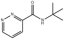 N-(1,1-Dimethylethyl)-3-pyridazinecarboxamide Struktur