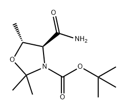 458570-06-4 (4S,5R)-4-氨基甲酰基-2,2,5-三甲基噁唑烷-3-羧酸叔丁酯