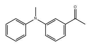 Ethanone, 1-[3-(methylphenylamino)phenyl]- Structure