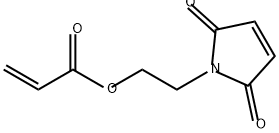 2-Propenoic acid, 2-(2,5-dihydro-2,5-dioxo-1H-pyrrol-1-yl)ethyl ester Structure