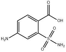 Benzoic acid, 4-amino-2-(aminosulfonyl)- Struktur