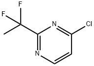 Pyrimidine, 4-chloro-2-(1,1-difluoroethyl)-|4-氯-2-(1,1-二氟乙基)嘧啶