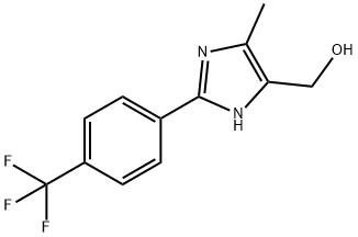 2-[4''-(Trifluromethyl)phenyl]-4-methylimidazole-5-methanol Struktur
