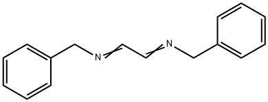 Benzenemethanamine, N,N'-1,2-ethanediylidenebis- 化学構造式