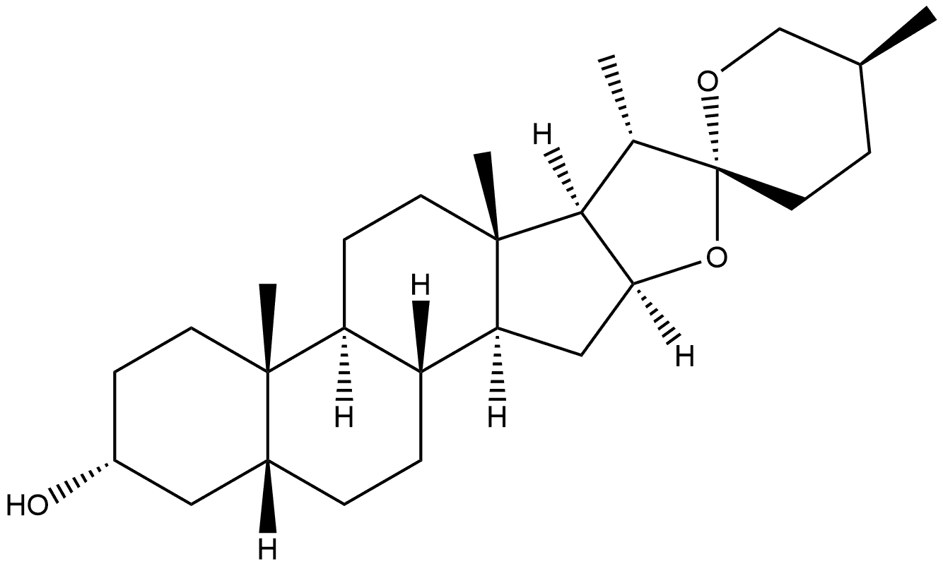 表菝契皂苷元, 470-03-1, 结构式