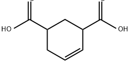 4-Cyclohexene-1,3-dicarboxylic acid,4717-55-9,结构式