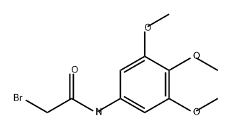 Acetamide, 2-bromo-N-(3,4,5-trimethoxyphenyl)- Structure