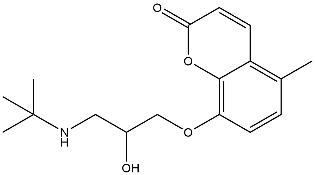 (+)-Bucumolol Structure