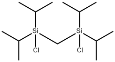 Silane, 1,1'-methylenebis[1-chloro-1,1-bis(1-methylethyl)- Structure