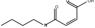 2-Butenoic acid, 4-(butylamino)-4-oxo-, (2Z)- Structure