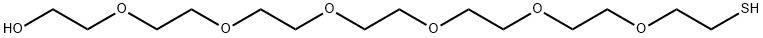 Thiol-PEG7-alcohol Structure