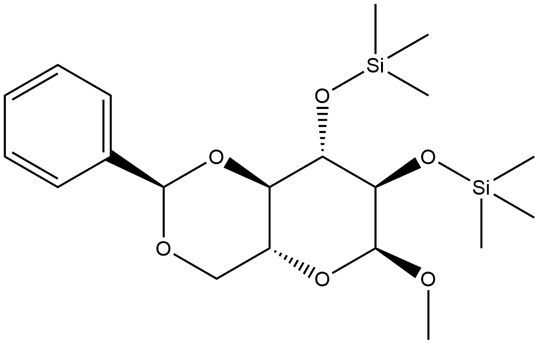 α-D-Glucopyranoside, methyl 4,6-O-[(R)-phenylmethylene]-2,3-bis-O-(trimethylsilyl)-