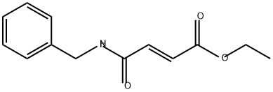 2-Butenoic acid, 4-oxo-4-[(phenylmethyl)amino]-, ethyl ester, (2E)- 化学構造式