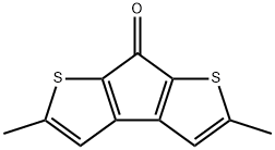 7H-Cyclopenta[1,2-b:4,3-b']dithiophen-7-one, 2,5-dimethyl- Structure