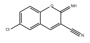 2H-1-Benzopyran-3-carbonitrile, 6-chloro-2-imino- Structure