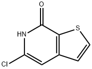 Thieno[2,3-c]pyridin-7(6H)-one, 5-chloro- Struktur