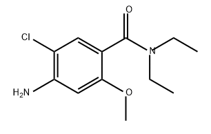 Benzamide, 4-amino-5-chloro-N,N-diethyl-2-methoxy- Structure