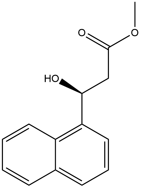 1-Naphthalenepropanoic acid, β-hydroxy-, methyl ester, (βS)-|