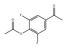 Ethanone, 1-[4-(acetyloxy)-3,5-difluorophenyl]- Structure