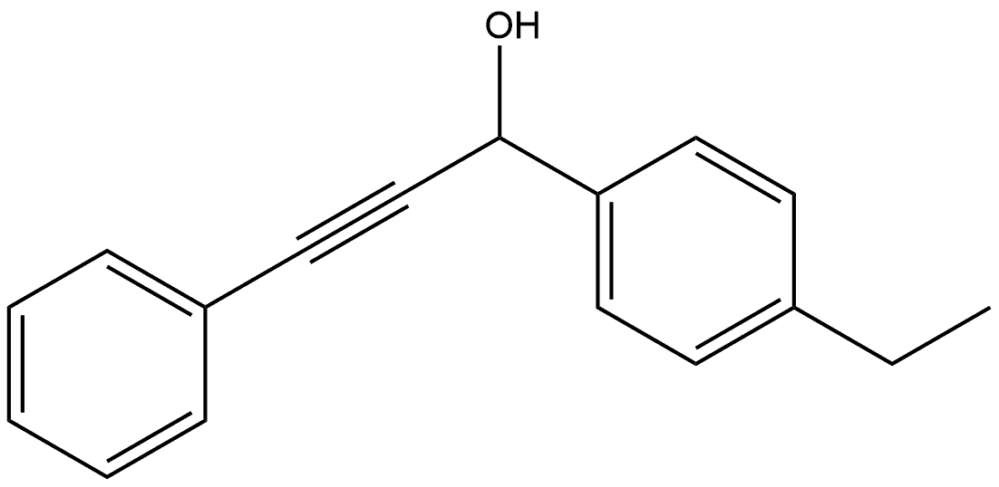 Benzenemethanol, 4-ethyl-α-(2-phenylethynyl)-