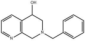 1,7-Naphthyridin-5-ol, 5,6,7,8-tetrahydro-7-(phenylmethyl)-,478628-39-6,结构式