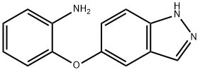 Benzenamine, 2-(1H-indazol-5-yloxy)- Structure