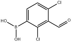 Boronic acid, (2,4-dichloro-3-formylphenyl)- (9CI) Struktur