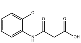 Propanoic acid, 3-[(2-methoxyphenyl)amino]-3-oxo- 化学構造式