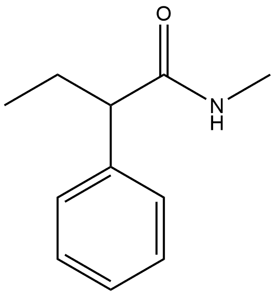 Benzeneacetamide, α-ethyl-N-methyl- Struktur