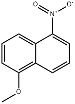 Naphthalene, 1-methoxy-5-nitro- Struktur