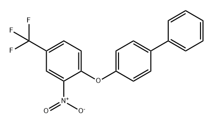 1,1'-Biphenyl, 4-[2-nitro-4-(trifluoromethyl)phenoxy]- Structure